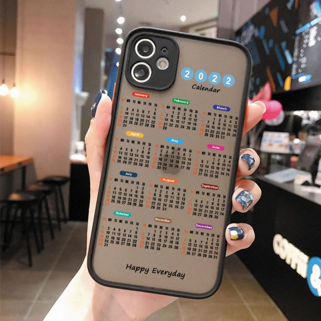 2022 Calendar iPhone Case-Fonally-For iPhone 13 Pro Max-Black-