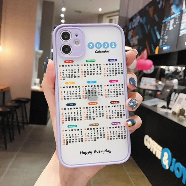 2022 Calendar iPhone Case-Fonally-For iPhone 13 Pro Max-Purple-