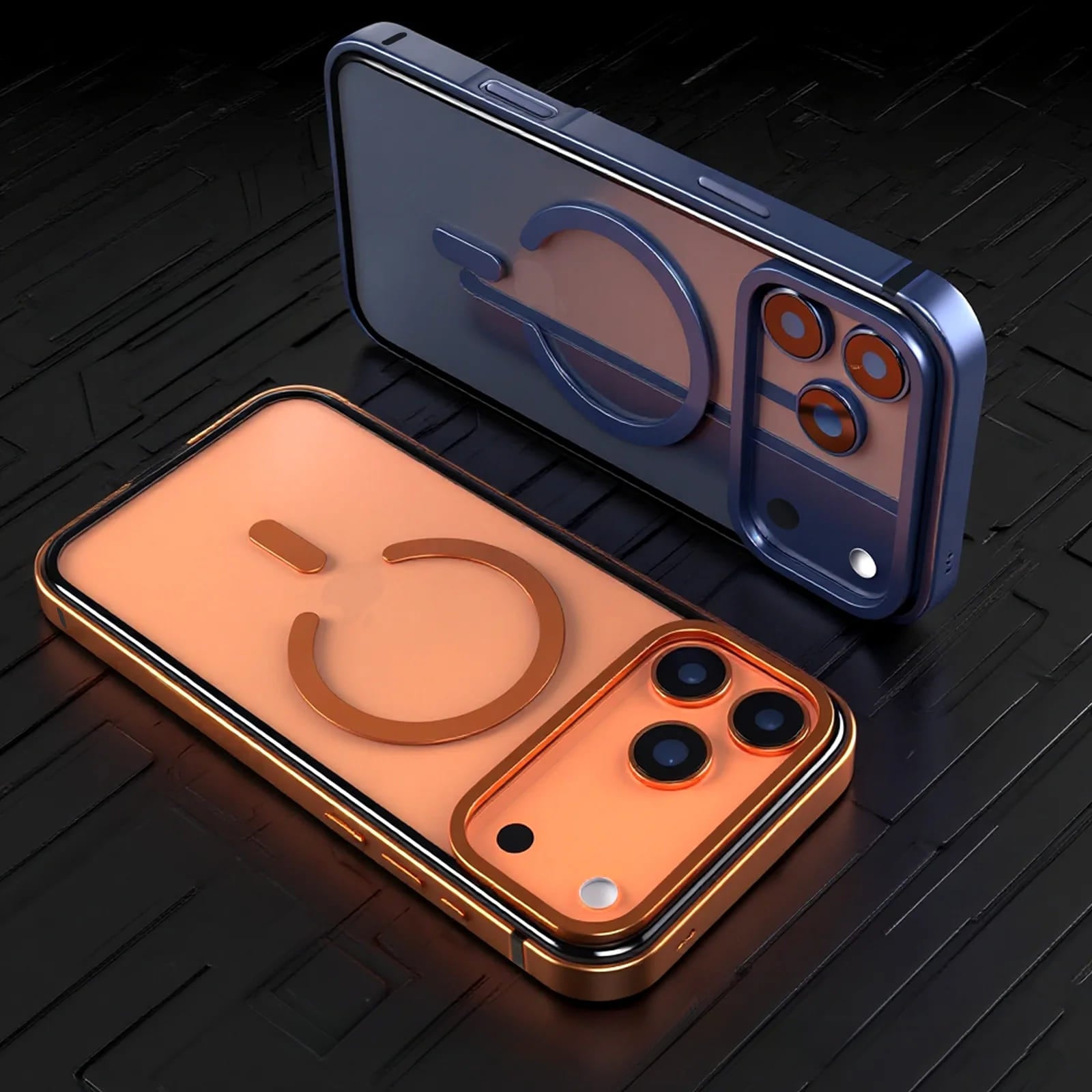 Luxury Metal Frame MagSafe iPhone 17 Pro Max Case