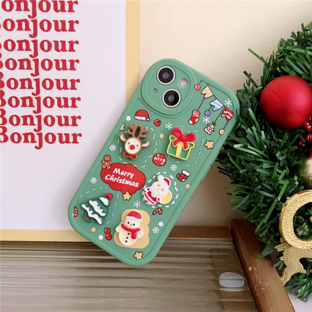 Christmas Tree 3D Gifts iPhone Case-Fonally-