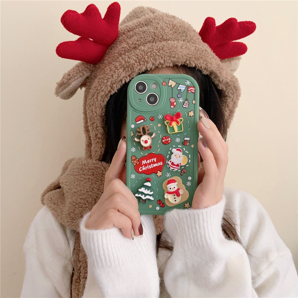 Christmas Tree 3D Gifts iPhone Case-Fonally-