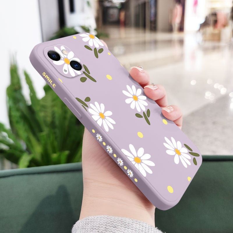 Chrysanthemum iPhone Case-Fonally-For iPhone 13-Purple-