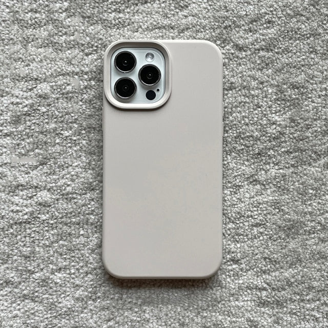 Classic Silicone iPhone Case-Fonally-For iPhone 13 Pro Max-White-