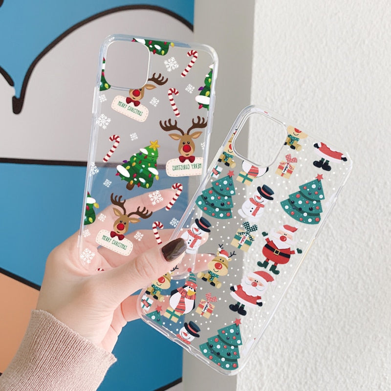 Clear Christmas Spirit iPhone Case-Fonally-