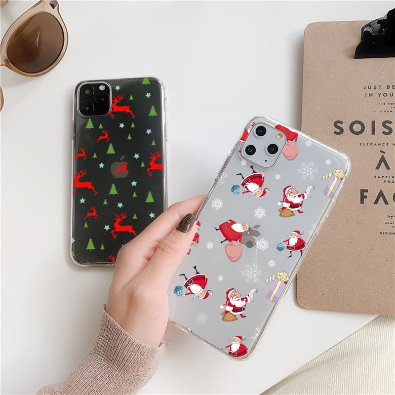 Clear Christmas Spirit iPhone Case-Fonally-