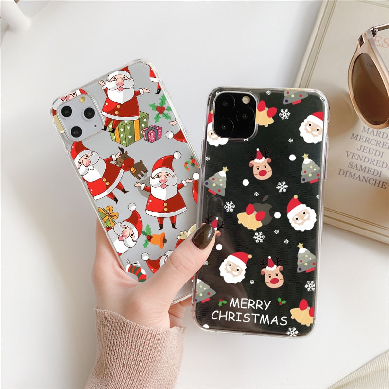Clear Christmas Spirit iPhone Case-Fonally-