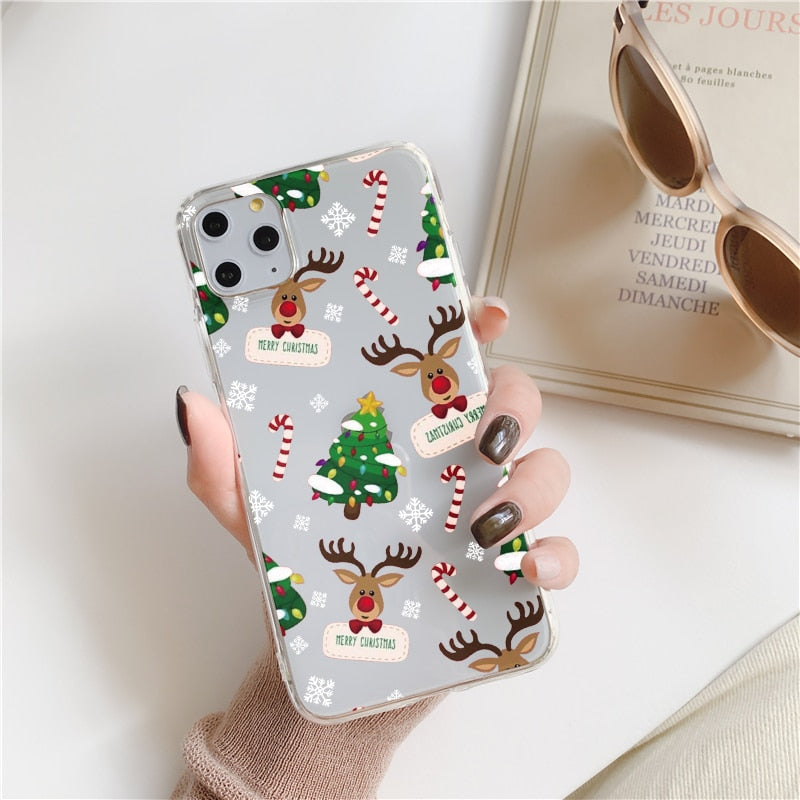 Clear Christmas Spirit iPhone Case-Fonally-For iPhone 12 Pro Max-2-