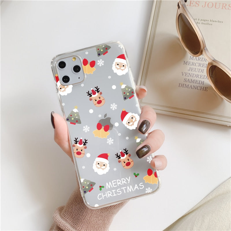 Clear Christmas Spirit iPhone Case-Fonally-For iPhone 12 Pro Max-3-