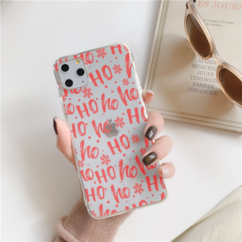 Clear Christmas Spirit iPhone Case-Fonally-For iPhone 12 Pro Max-7-