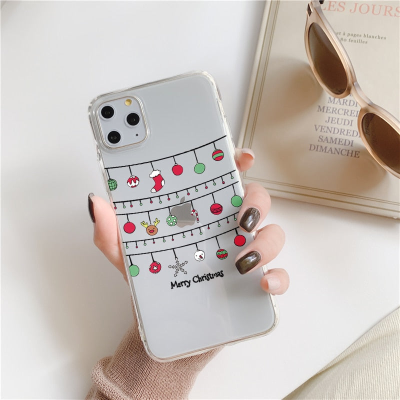 Clear Christmas Spirit iPhone Case-Fonally-For iPhone 12 Pro Max-9-