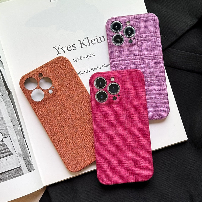 Cotton Fabric iPhone Case-Fonally-
