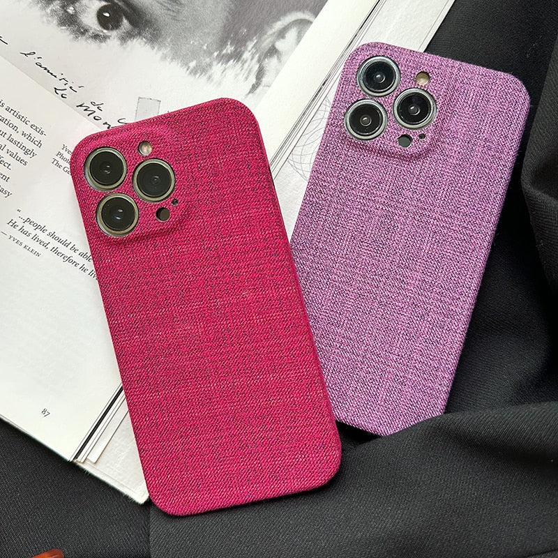 Cotton Fabric iPhone Case-Fonally-