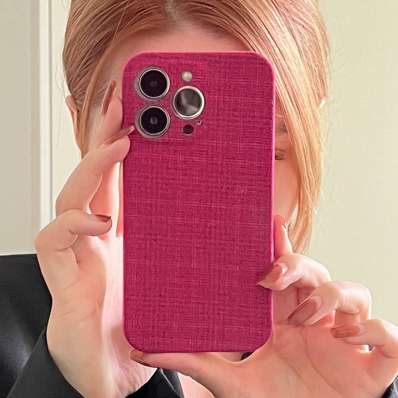 Cotton Fabric iPhone Case-Fonally-