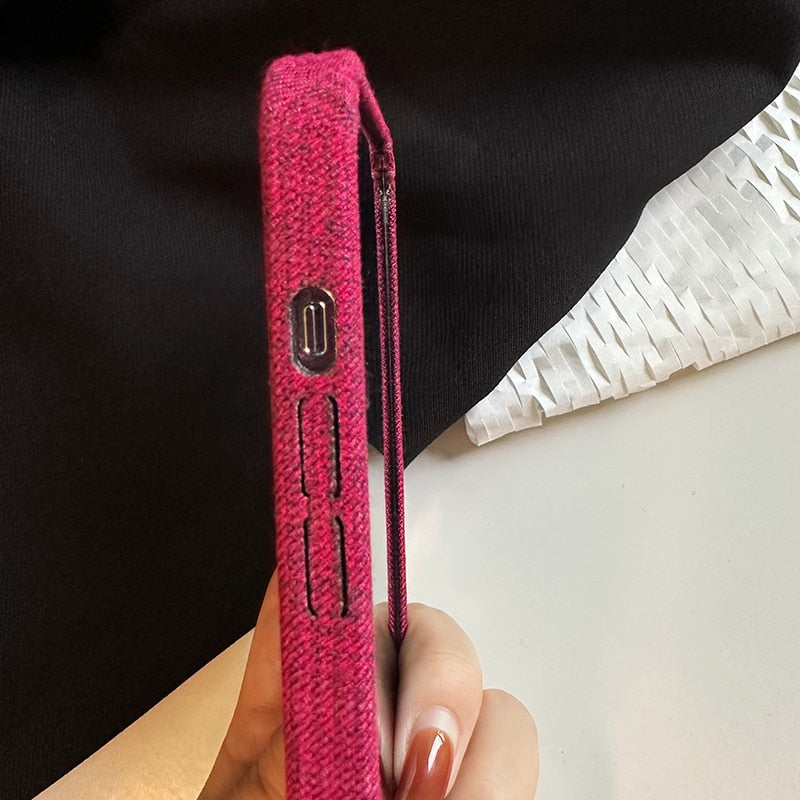 Cotton Fabric iPhone Case-Fonally-