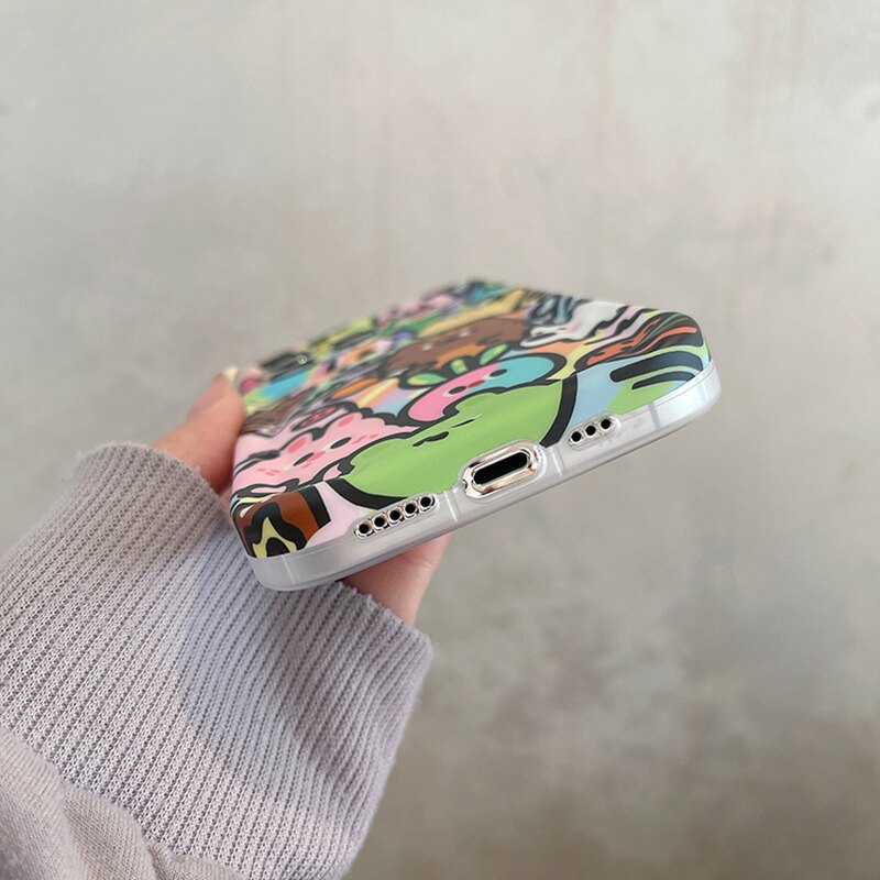 Cute Animal Cartoon iPhone Case-Fonally-