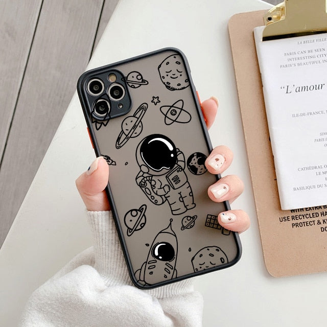 Cute Astronaut Planet iPhone Case-Fonally-For iPhone 13 Pro Max-A-