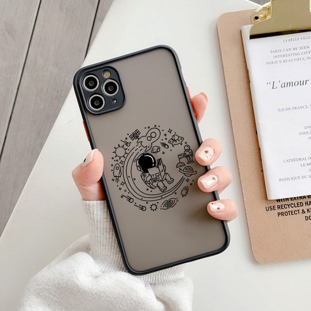 Cute Astronaut Planet iPhone Case-Fonally-For iPhone 13 Pro Max-C-