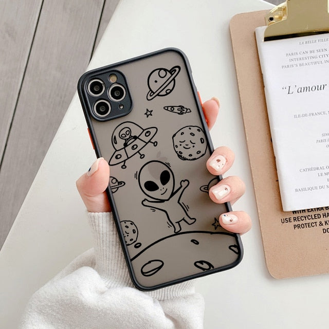 Cute Astronaut Planet iPhone Case-Fonally-For iPhone 13 Pro Max-D-