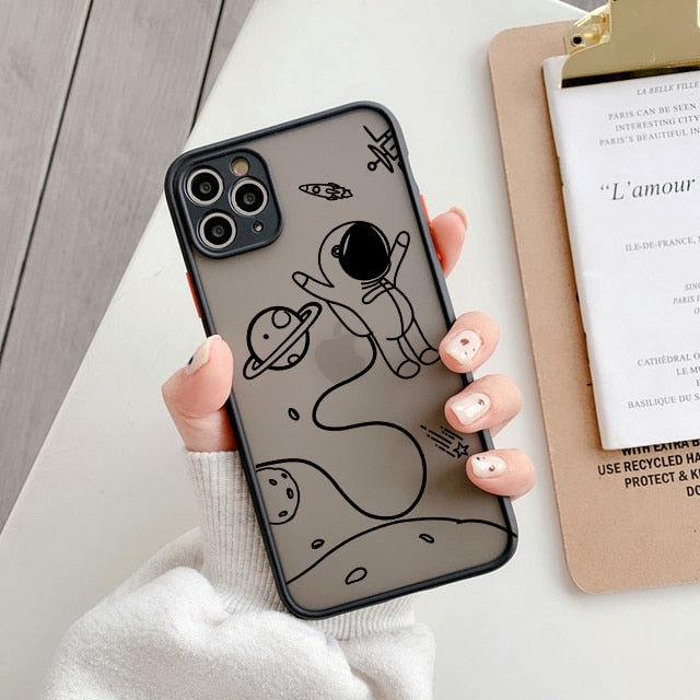 Cute Astronaut Planet iPhone Case-Fonally-For iPhone 13 Pro Max-F-