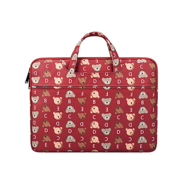 Cute Designs MacBook Bag-Fonally-Red-13-inch-