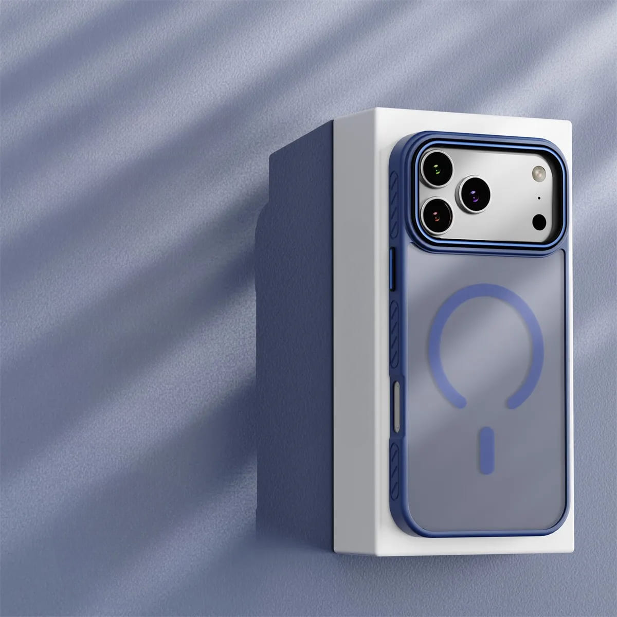 Durable Magnetic Silicone iPhone Case with Shockproof Design