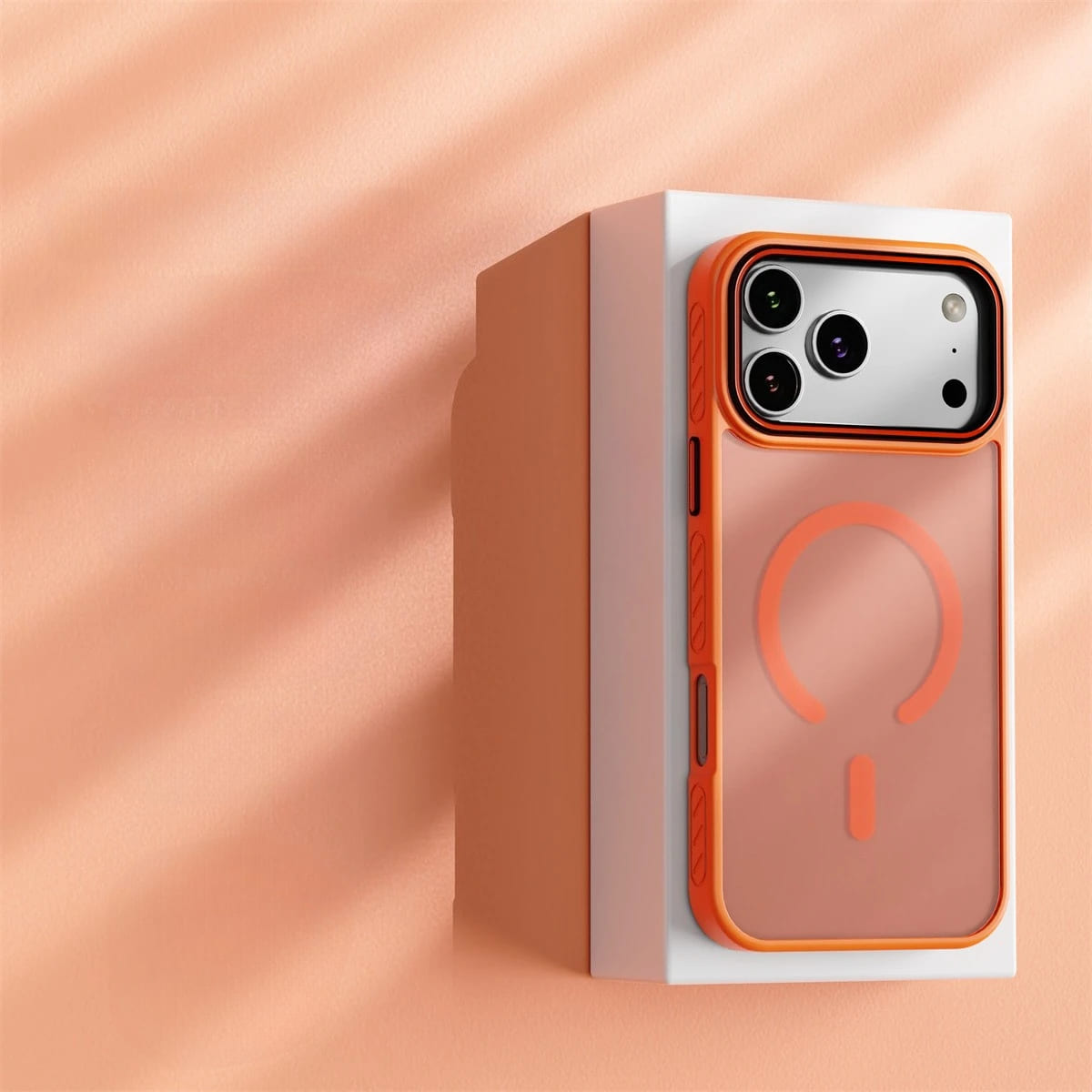 Durable Magnetic Silicone iPhone Case with Shockproof Design