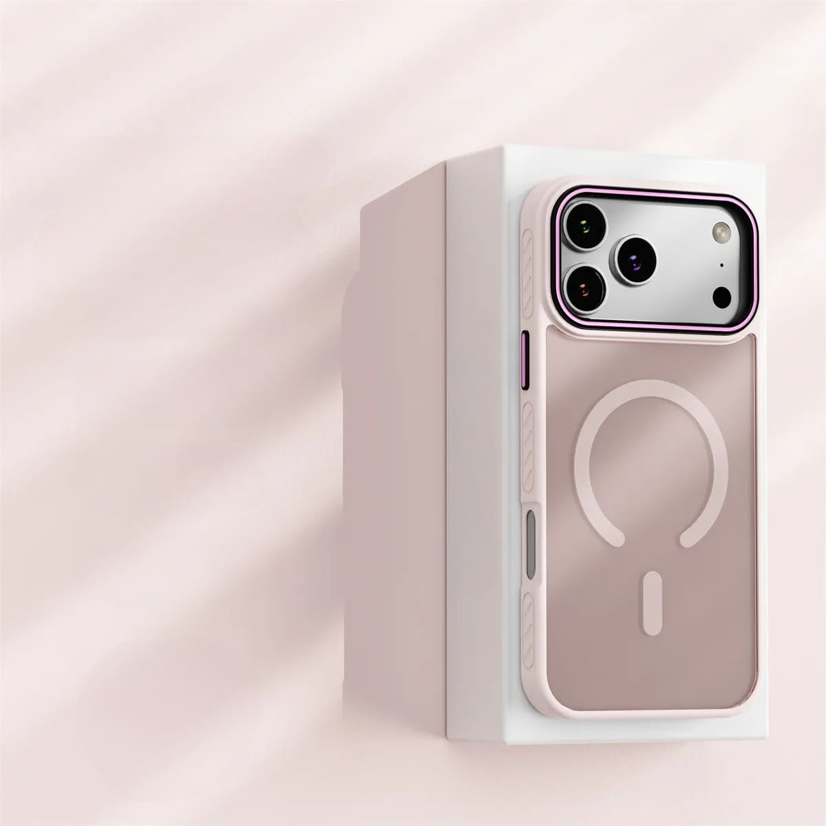 Durable Magnetic Silicone iPhone Case with Shockproof Design