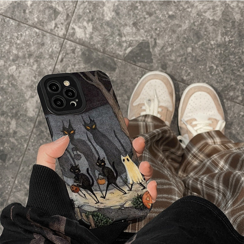 Funny Catwalk Shadow iPhone Case-Fonally-