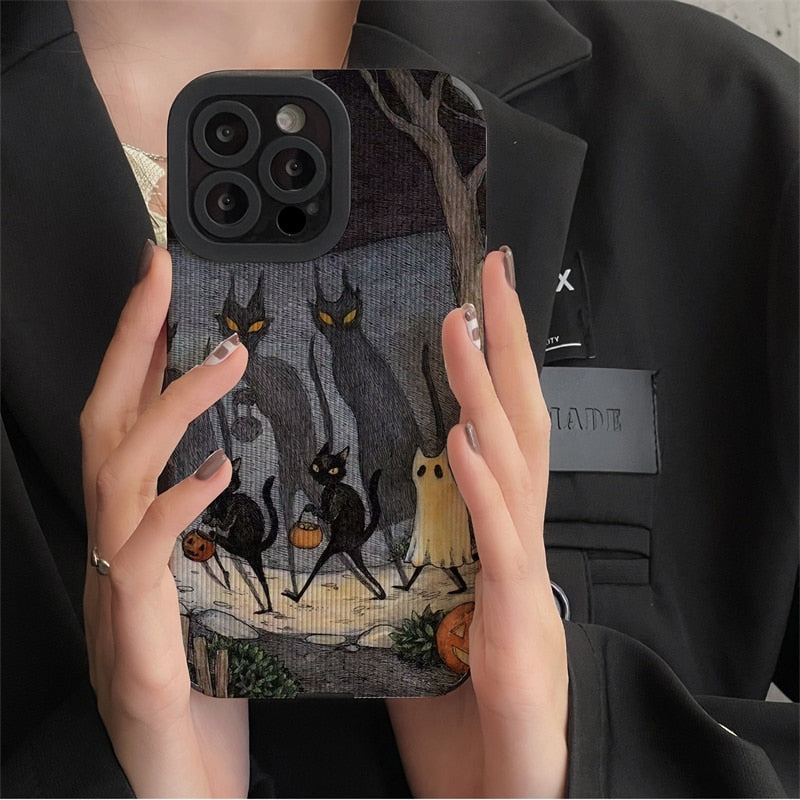 Funny Catwalk Shadow iPhone Case-Fonally-