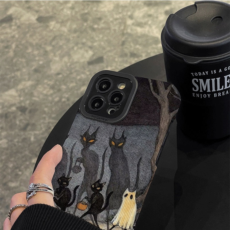 Funny Catwalk Shadow iPhone Case-Fonally-