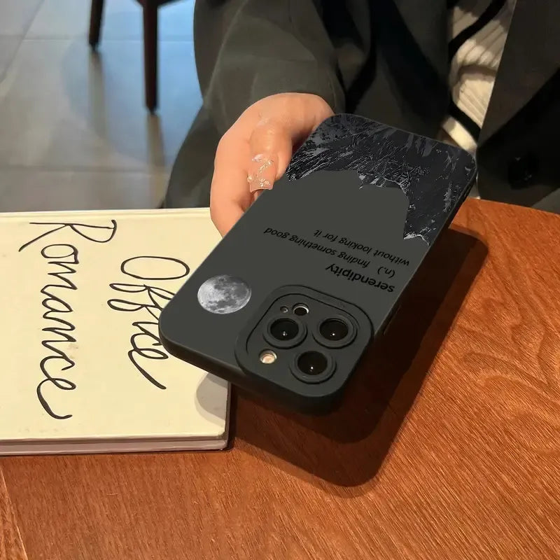 Gothic Style Black Lips iPhone Case-Fonally-