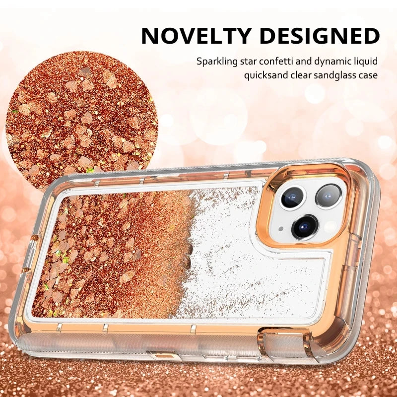 Extra Durable Glitter Quicksand iPhone Case