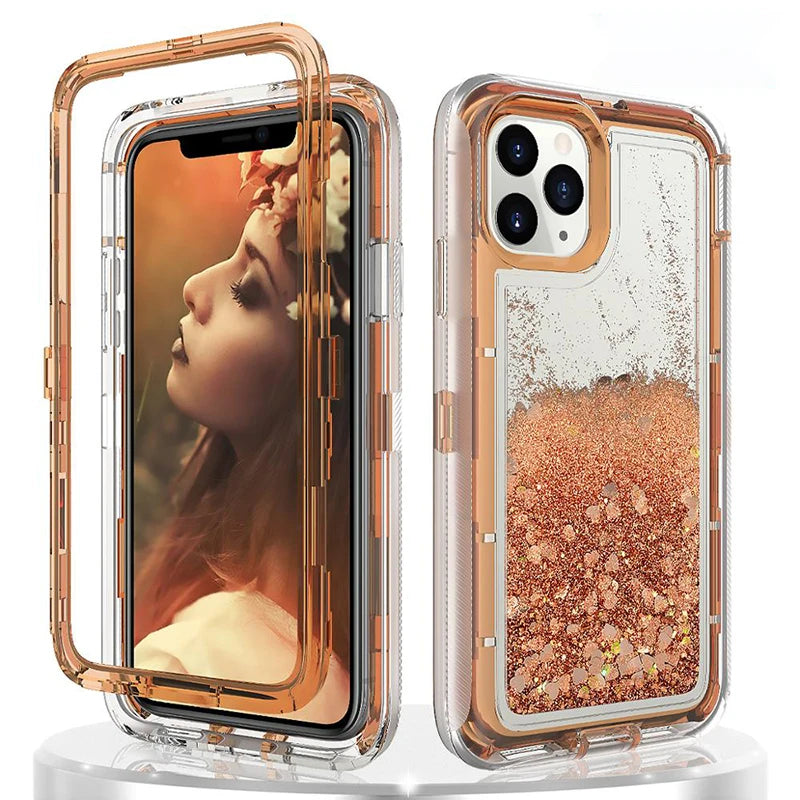 Extra Durable Glitter Quicksand iPhone Case