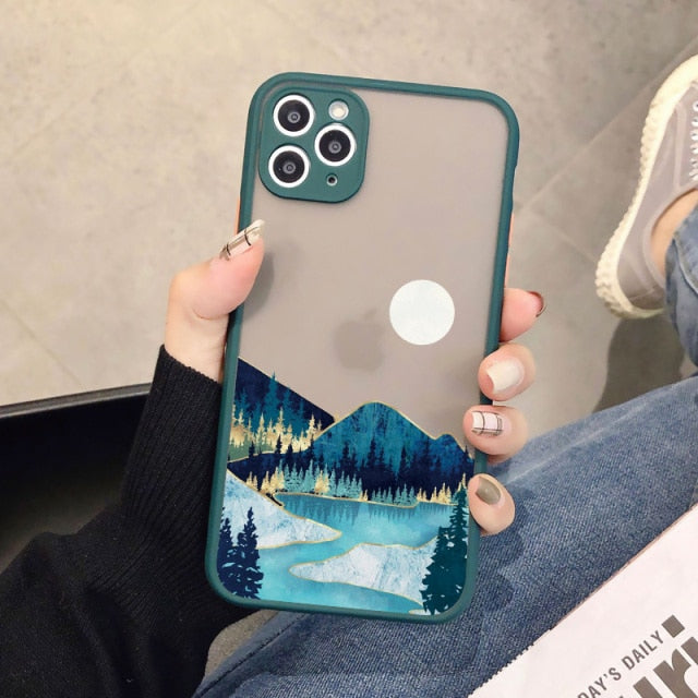 Hand-Painted Style Scenic iPhone Case-Fonally-For iPhone 13 Pro Max-Scenery 3-