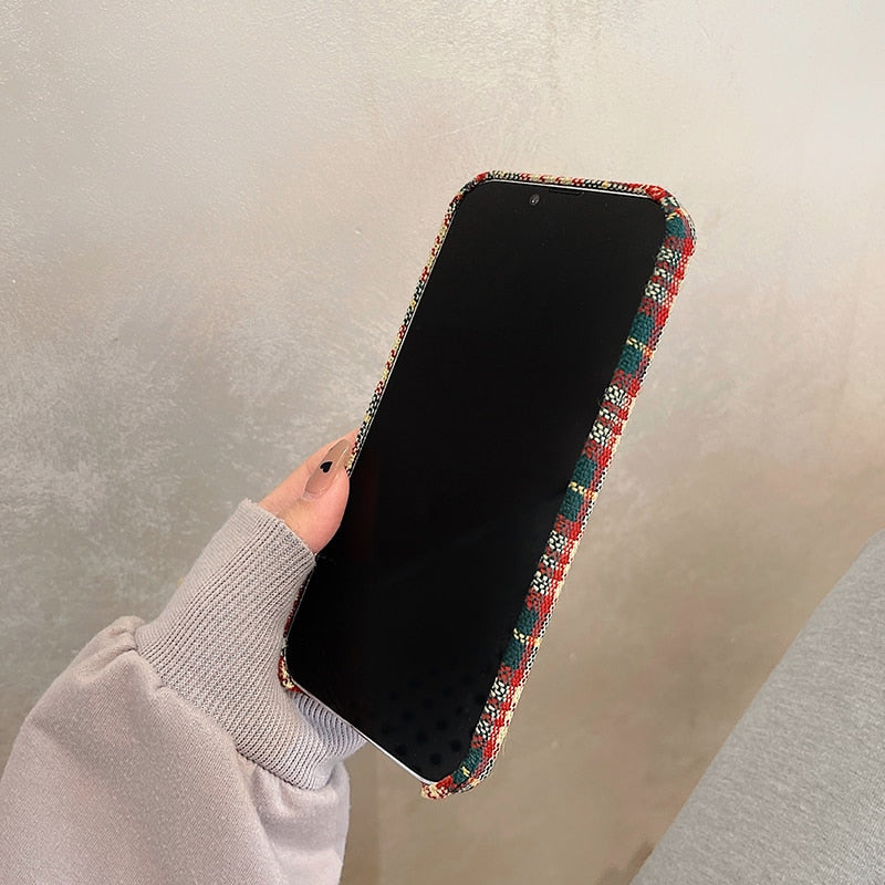 Holiday Plaid iPhone Case-Fonally-