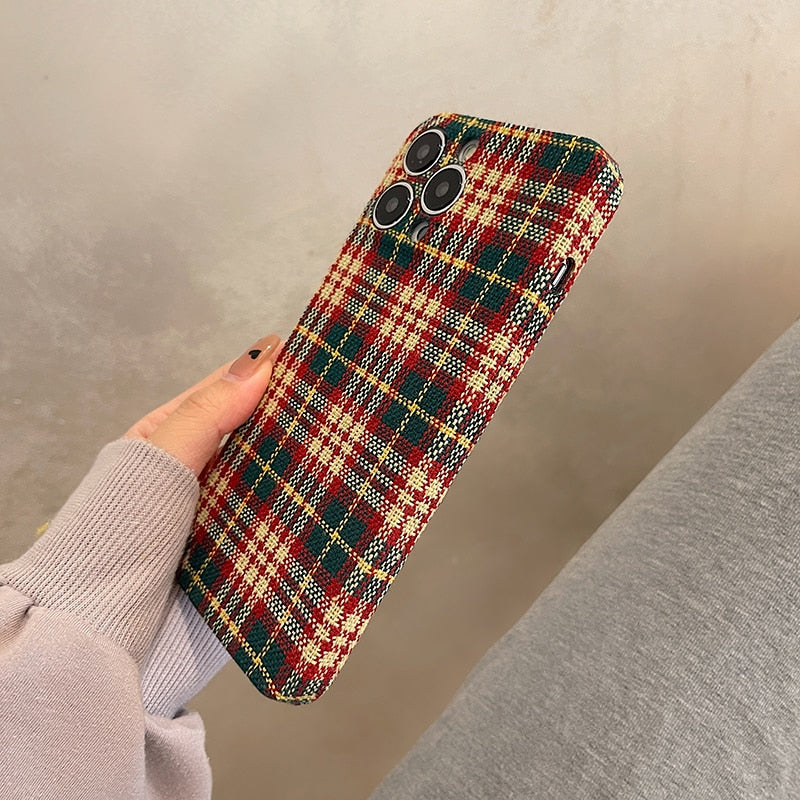 Holiday Plaid iPhone Case-Fonally-