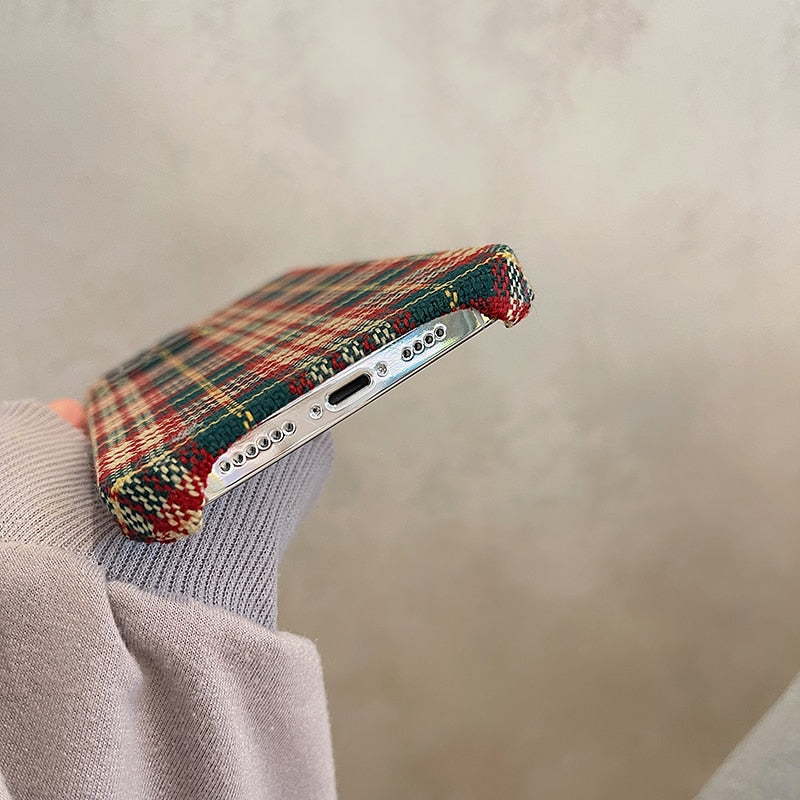 Holiday Plaid iPhone Case-Fonally-