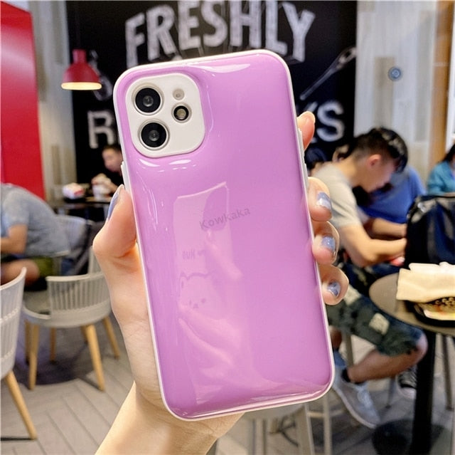 JellyPad iPhone Case-Fonally-For iPhone 12 Pro Max-Purple-