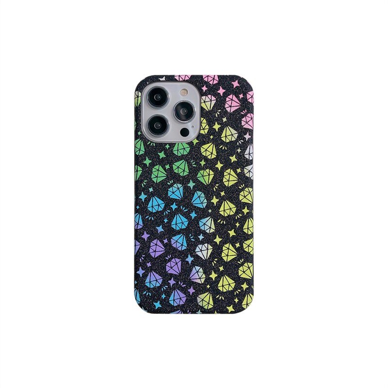 Laser Diamond Glittery iPhone Case-Fonally-