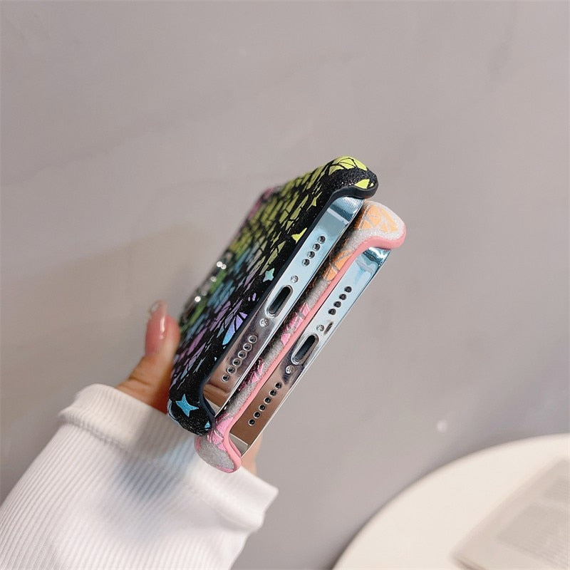 Laser Diamond Glittery iPhone Case-Fonally-