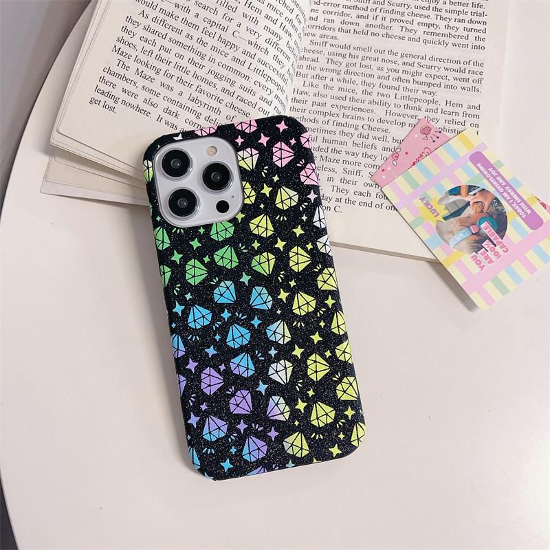 Laser Diamond Glittery iPhone Case-Fonally-For iPhone SE 2 or 3-D-