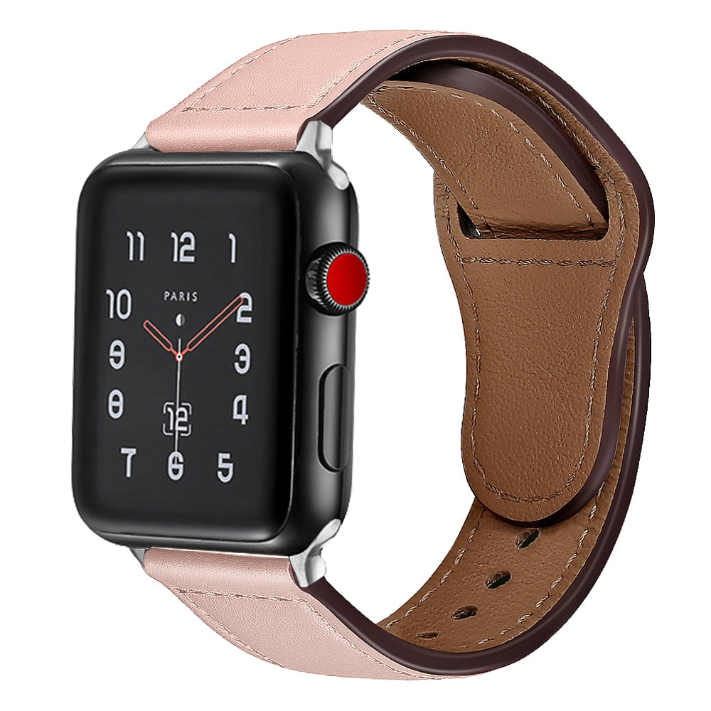 Leather Bands for New Apple Watch Series-Fonally-