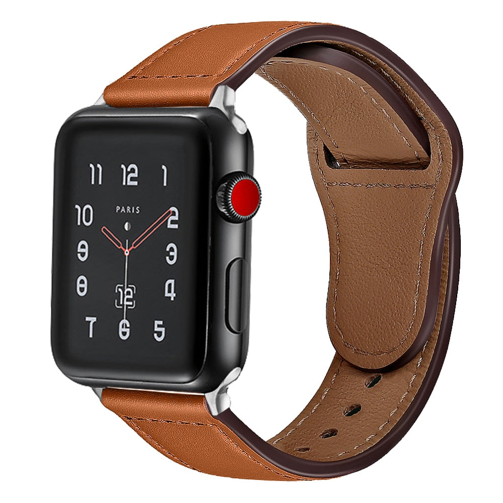 Leather Bands for New Apple Watch Series-Fonally-