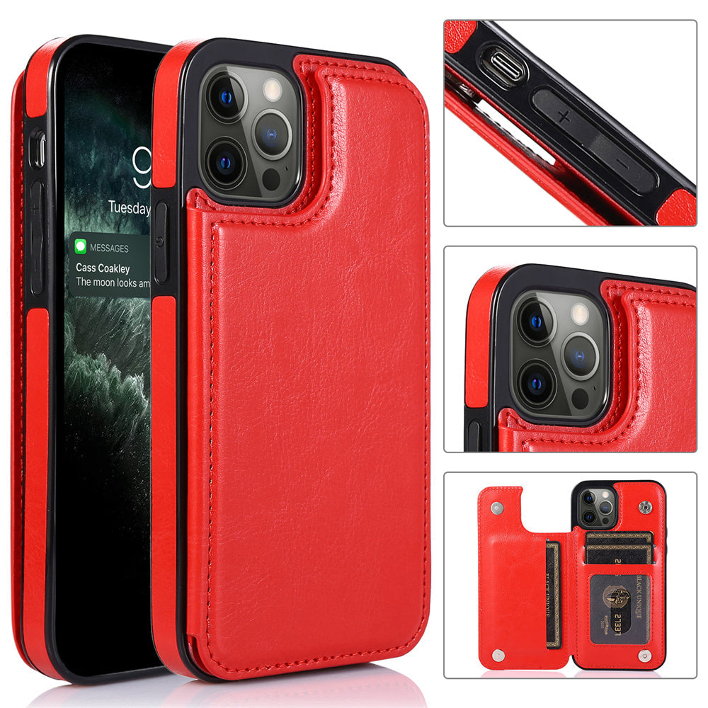 Leather Case with Wallet For iPhone-Fonally-