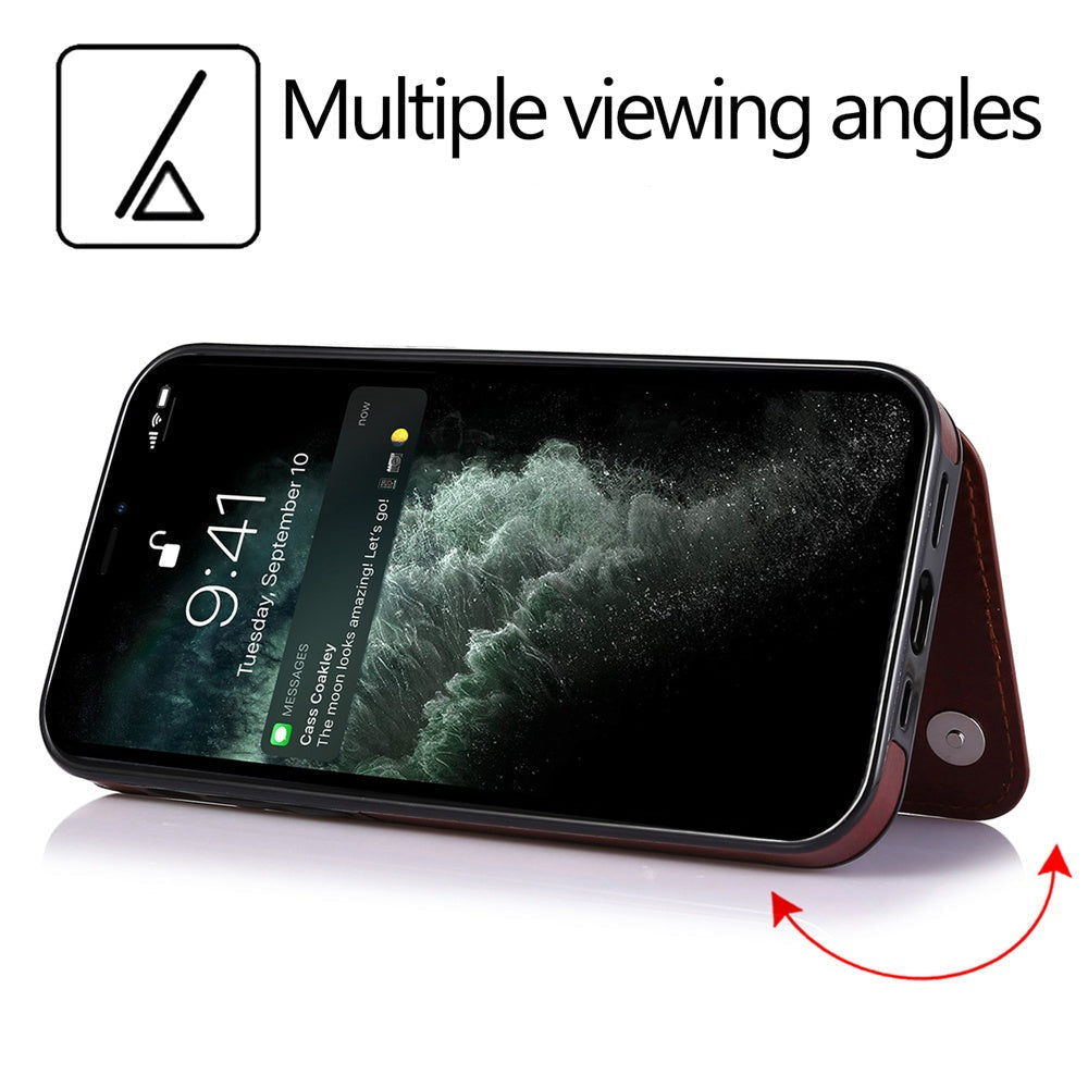 Leather Case with Wallet For iPhone-Fonally-