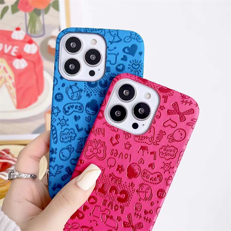 Love Cute Graffiti iPhone Case-Fonally-