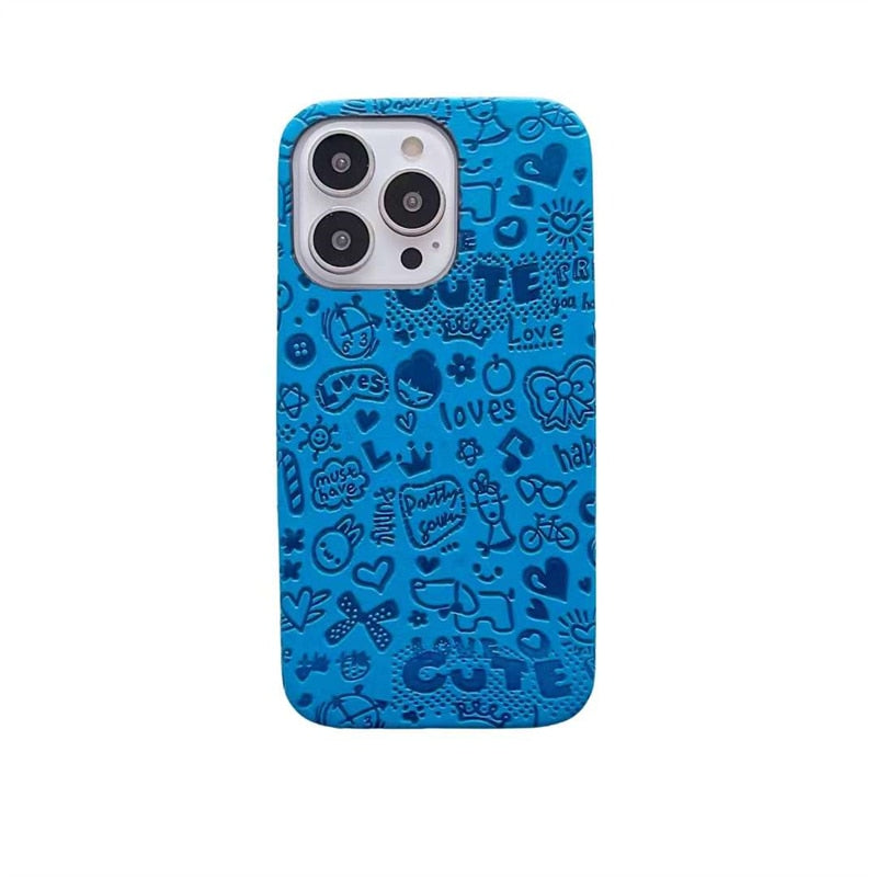 Love Cute Graffiti iPhone Case-Fonally-