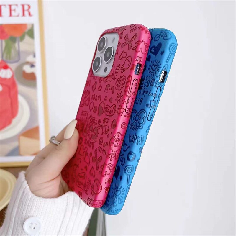 Love Cute Graffiti iPhone Case-Fonally-