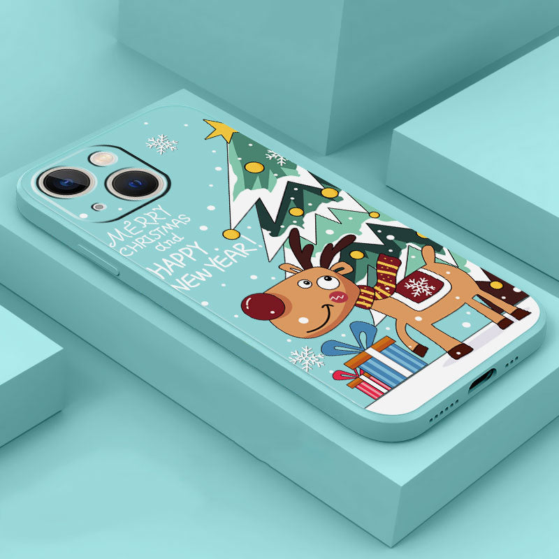 Merry Christmas & Happy New Year-Fonally-For iPhone 14-Blue 1-