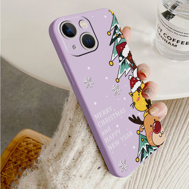 Merry Christmas & Happy New Year-Fonally-For iPhone 14-Purple 2-